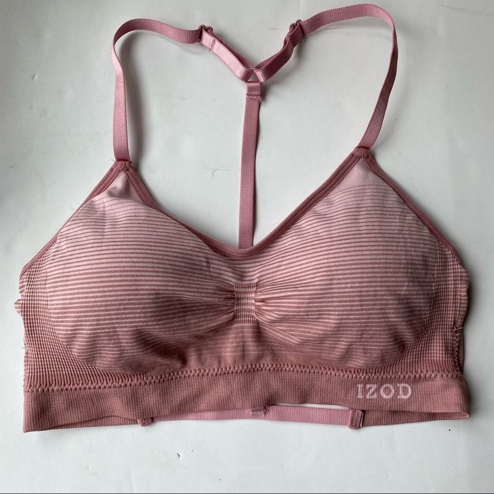 Izod Bralette Size M New stripes